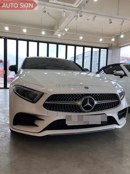 광주랩핑 벤츠cls400d  사이드미러,스포일러랩핑 작업 [광주카스킨,광주벤츠e220d랩핑,아우토스킨] / 광주 광산구 도천동