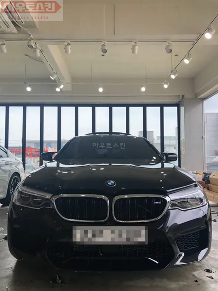 광주랩핑  bmw m5 부분랩핑 및 ppf 시공 [광주카스킨,광주m5랩핑,광주m5ppf,아우토스킨] / 광주 광산구