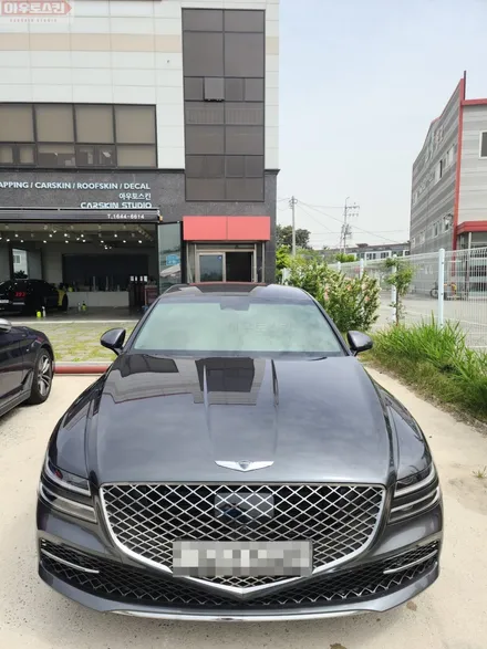 광주ppf   제네시스g80 ppf 본넷+생활보호패키지 시공 [광주카스킨,광주g80ppf,아우토스킨,광주랩핑,] / 광주 광산구