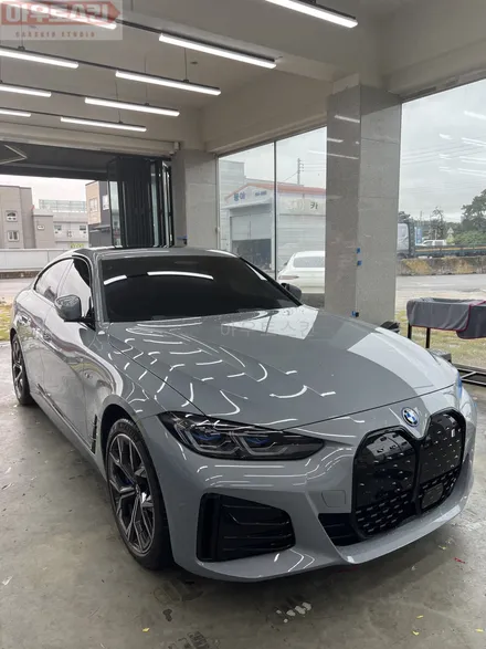 광주랩핑    BMW I4 부분 포인트랩핑 시공 / 광주 광산구