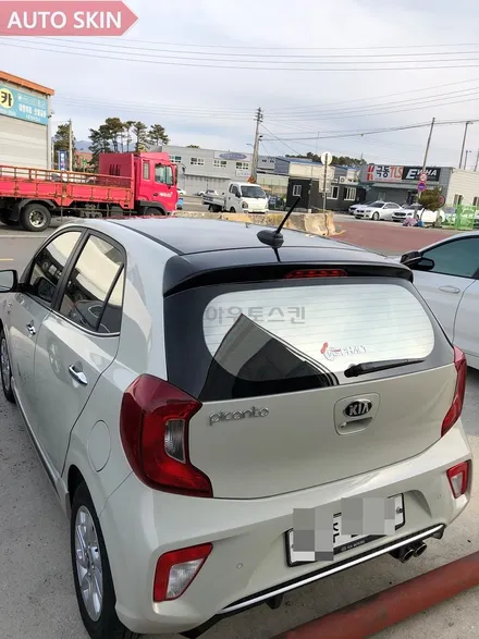 광주루프스킨   기아 모닝루프스킨 시공 [광주랩핑,광주모닝루프스킨,광주카스킨,아우토스킨] / 광주 광산구 도천동