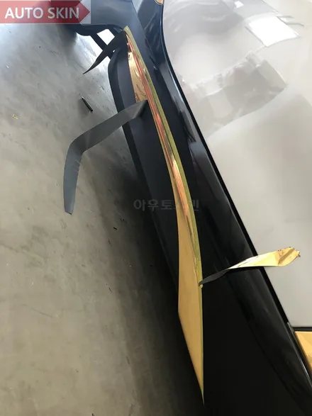 광주랩핑  bmw i8 에이버리슈프림 골드크롬 전체랩핑 시공 [광주카스킨,광주i8랩핑,광주크롬랩핑,아우토스킨] / 광주 광산구