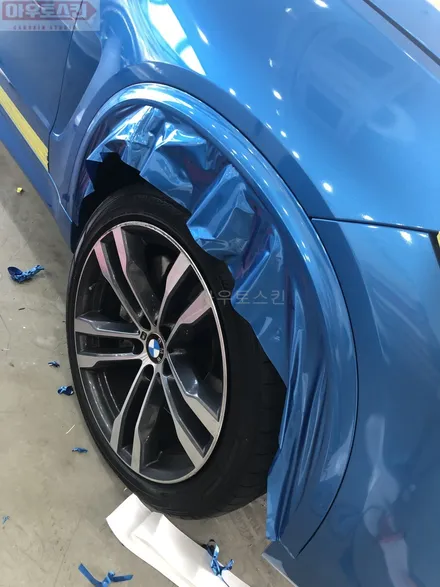 광주랩핑  bmw x5m50d 에이버리슈프림 미드나잇블루 전체랩핑 시공 [광주카스킨,광주x5랩핑,아우토스킨] / 광주 광산구