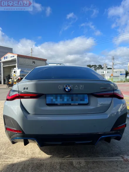 광주랩핑    BMW I4 부분 포인트랩핑 시공 / 광주 광산구