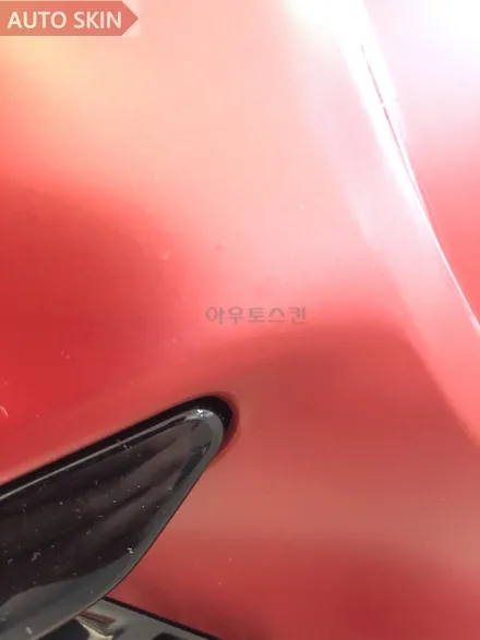 광주랩핑 bmw520d 3m사틴뱀파이어레드 전체랩핑 시공 [광주카스킨,g30랩핑,아우토스킨] / 광주 광산구 도천동