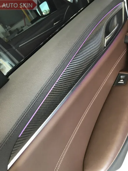 광주랩핑 bmw520d 실내랩핑 및 m퍼포먼스데칼 시공 [광주카스킨,광주g30실내랩핑,아우토스킨] / 광주 광산구 도천동