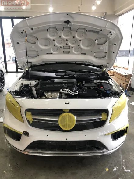 광주ppf  벤츠gla45amg ppf프론트패키지 시공 [광주랩핑,광주glappf,광주카스킨,아우토스킨] / 광주 광산구