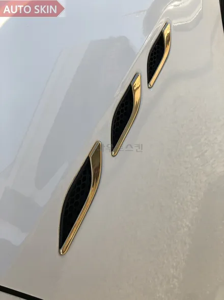 광주랩핑 마세라티 기블리 그릴랩핑 및 엠블럼 24k골드도금 [광주카스킨,광주기블리랩핑,아우토스킨] / 광주 광산구 도천동