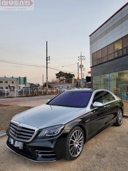 광주랩핑  벤츠s클래스 마이바흐 듀오톤 랩핑 시공 / 광주 광산구