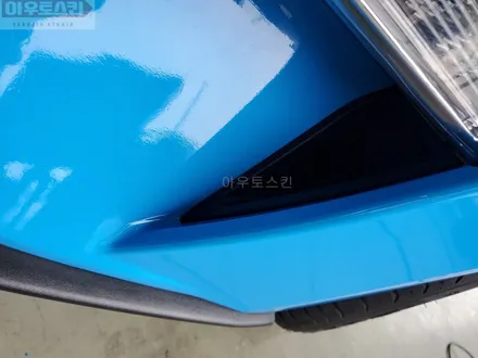 광주랩핑  머스탱 에이버리슈프림 라이트블루 전체랩핑 시공 / 광주 광산구