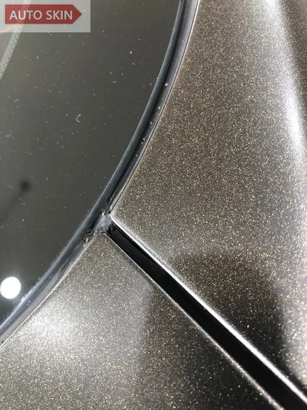 광주랩핑 k9 3m satin gold dust black 전체랩핑 시공 [광주카스킨,광주k9랩핑,아우토스킨] / 광주 광산구 도천동