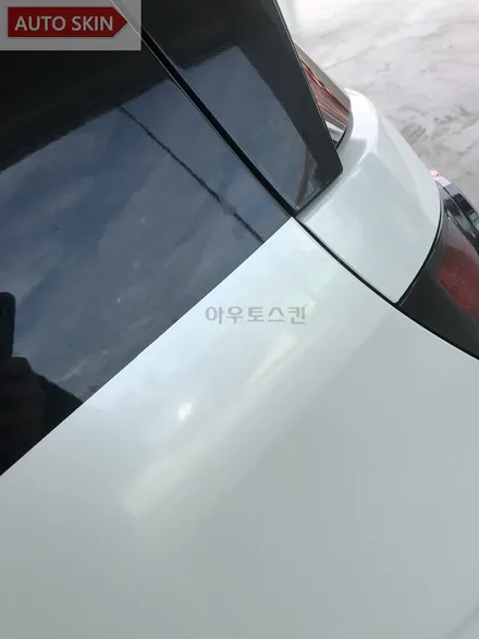 광주랩핑 쉐보레 아베오 화이트펄 전체랩핑 시공 [광주카스킨,광주아베오랩핑,아우토스킨] / 광주 광산구 도천동