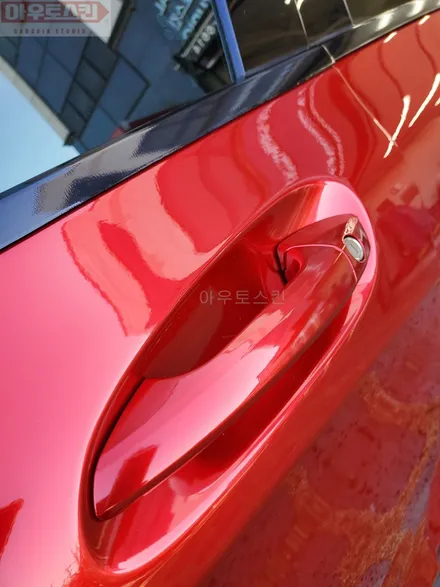 광주랩핑   벤츠a45amg 맥텍 트루블루드전체랩핑 및 ppf시공 / 광주 광산구