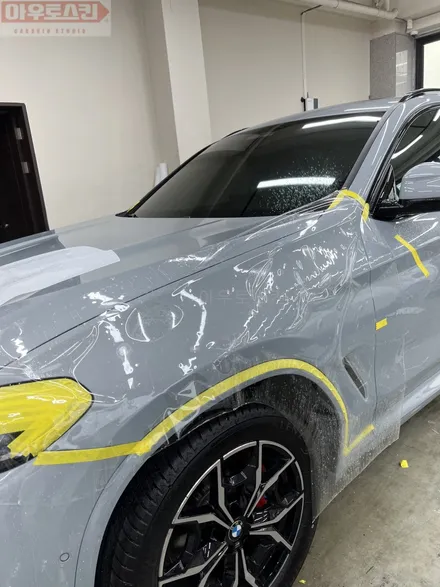 광주ppf    bmw x4 ppf프론트풀패키지+하이글로시 ppf 시공 / 광주 광산구