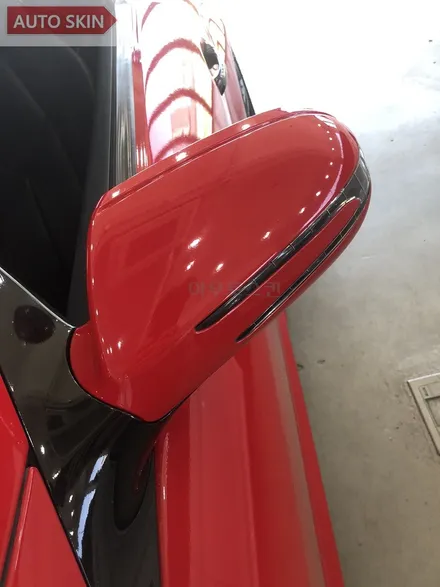 광주랩핑 벤츠 slk55amg 카마인레드 전체랩핑 시공 [광주카스킨,광주벰츠slk랩핑,아우토스킨] / 광주 광산구 도천동