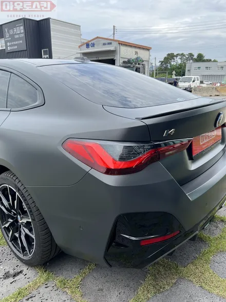 광주ppf    bmw i4m50 울트라핏 레트로매트 무광 전체ppf 시공 / 광주 광산구