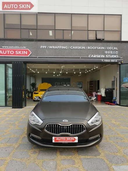 광주랩핑 k9 3m satin gold dust black 전체랩핑 시공 [광주카스킨,광주k9랩핑,아우토스킨] / 광주 광산구 도천동