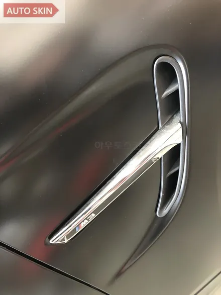 광주랩핑 bmw320d 사틴블랙 전체랩핑 시공 [광주카스킨,광주bmw320d랩핑,아우토스킨] / 광주 광산구 도천동
