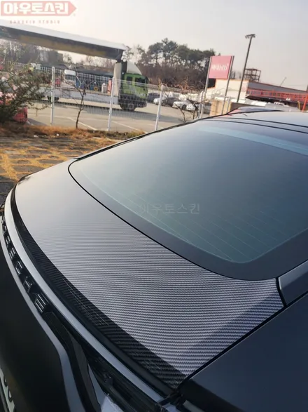광주랩핑  포르쉐파나메라 사틴블랙 전체랩핑 시공 / 광주 광산구