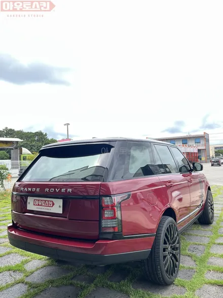 광주랩핑  레인지로버 보그 3m 1080 gloss cinder spark red 전체랩핑 시공 / 광주 광산구