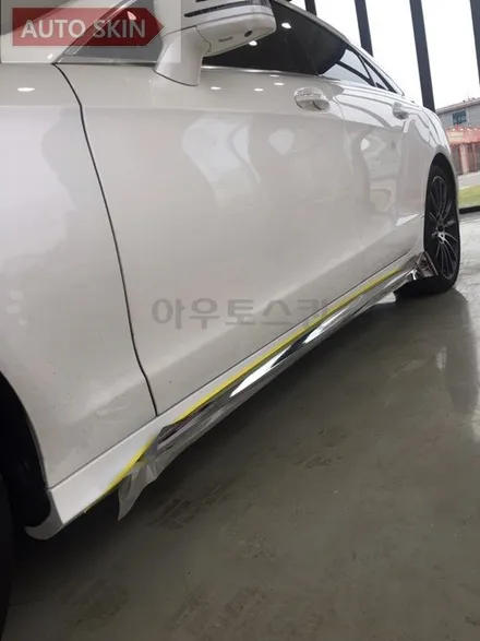 광주랩핑 벤츠cls350라이트필름 및 사이드크롬랩핑 [광주카스킨,광주cls랩핑,아우토스킨] / 광주 광산구 도천동