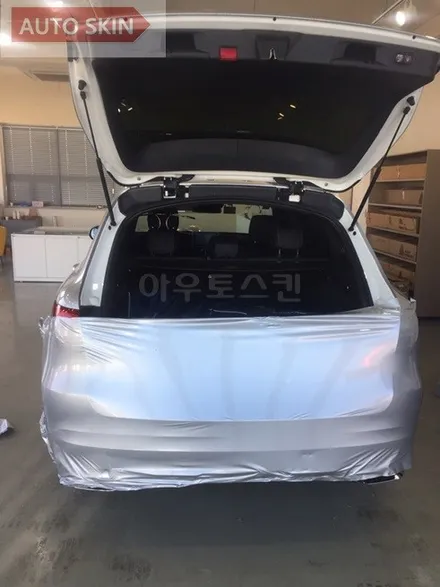 광주랩핑 벤츠glc리어범퍼 랩핑 재시공 [광주카스킨,광주glc랩핑,아우토스킨] / 광주 광산구 도천동