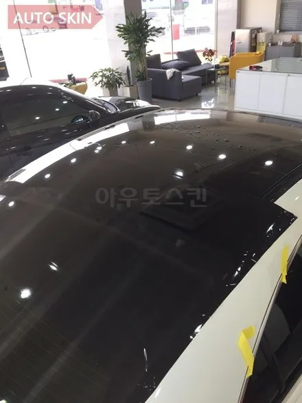 광주랩핑 벤츠cla루프스킨 및 사이드미러랩핑작업 [광주루프스킨,광주cla루프스킨,] / 광주 광산구 도천동