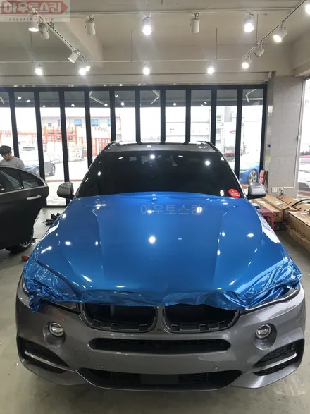 광주랩핑  bmw x5m50d 에이버리슈프림 미드나잇블루 전체랩핑 시공 [광주카스킨,광주x5랩핑,아우토스킨] / 광주 광산구