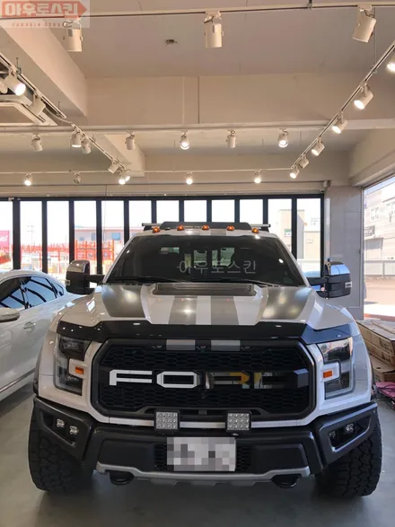 광주데칼  f150랩터 스트라이프 데칼 시공 [광주랩핑,광주포드랩터데칼,광주카스킨,아우토스킨] / 광주 광산구