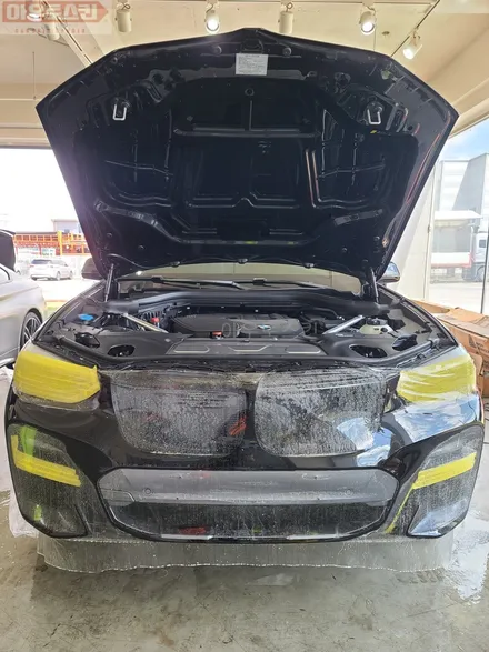 광주ppf   bmw x4 나노커버 프론트범퍼+생활보호패키지 ppf 시공 / 광주 광산구