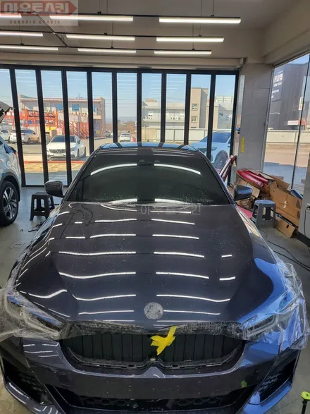 광주ppf  bmw 5시리즈 ppf프론트패키지 시공 / 광주 광산구