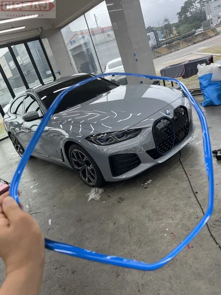 광주랩핑    BMW I4 부분 포인트랩핑 시공 / 광주 광산구