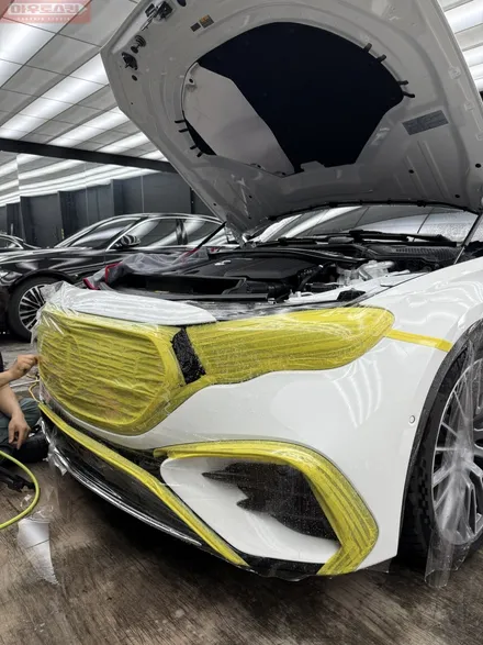 광주ppf   벤츠 e53amg 전체ppf + 윈드쉴드 시공 / 광주 광산구 도천동