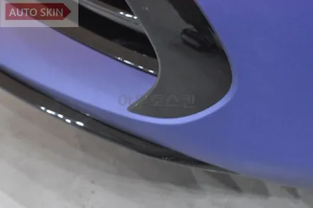 광주랩핑 벤츠a45amg 매트메탈릭라이트블루 전체랩핑+엠블럼도금 [광주카스킨,광주a45amg랩핑,아우토스킨] / 광주 광산구 도천동