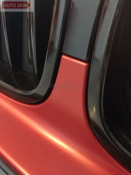 광주랩핑 bmw520d 사틴뱀파이어레드 전테랩핑 시공 [광주카스킨,광주bmw520d랩핑,아우토스킨] / 광주 광산구 도천동