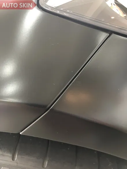 광주랩핑 벤츠 amg gts 사틴블랙 전체랩핑 시공 [광주카스킨,광주amggts랩핑,아우토스킨] / 광주 광산구 도천동