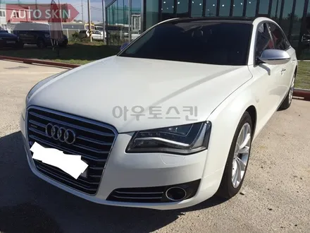 광주랩핑 아우디a8 에이버리슈프림화이트펄 전체랩핑시공 [광주카스킨,a8랩핑,아우토스킨] / 광주 광산구 도천동