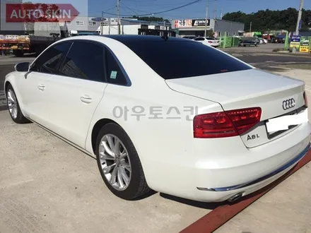 광주랩핑 아우디a8 에이버리슈프림화이트펄 전체랩핑시공 [광주카스킨,a8랩핑,아우토스킨] / 광주 광산구 도천동