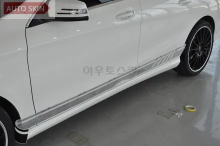 광주데칼 벤츠 cls45amg 사이드데칼 시공 [광주랩핑,광주cla데칼,광주카스킨,아우토스킨] / 광주 광산구 도천동