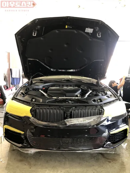 광주ppf  bmw530i ppf프론트페키지 시공 + 크롬죽이기[광주랩핑,광주bmw530ippf,광주카스킨,아우토스킨] / 광주 광산구
