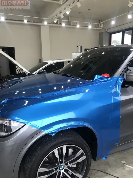 광주랩핑  bmw x5m50d 에이버리슈프림 미드나잇블루 전체랩핑 시공 [광주카스킨,광주x5랩핑,아우토스킨] / 광주 광산구
