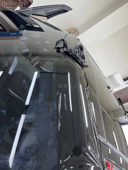 광주랩핑   레인지로버스포츠 투톤랩핑 및 본넷ppf 시공 / 광주 광산구