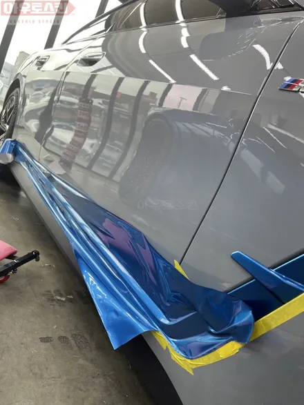 광주랩핑    BMW I4 부분 포인트랩핑 시공 / 광주 광산구