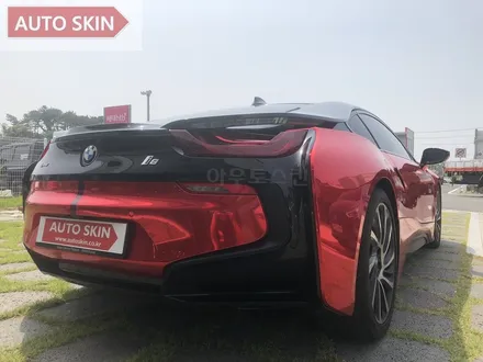 광주랩핑 bmw i8레드크롬 전체랩핑 시공 [광주카스킨,i8랩핑,아우토스킨] / 광주 광산구 도천동