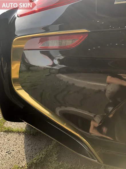 광주랩핑  bmw i8 에이버리슈프림 골드크롬 전체랩핑 시공 [광주카스킨,광주i8랩핑,광주크롬랩핑,아우토스킨] / 광주 광산구