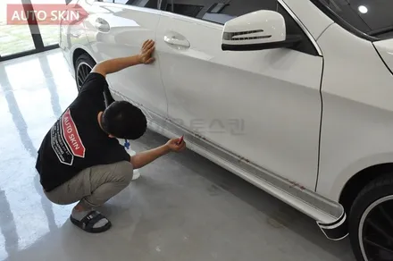광주데칼 벤츠 cls45amg 사이드데칼 시공 [광주랩핑,광주cla데칼,광주카스킨,아우토스킨] / 광주 광산구 도천동