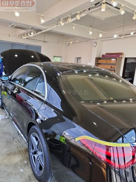 광주ppf 벤츠 s400d stek다이노쉴드 전체ppf 시공 / 광주 광산구