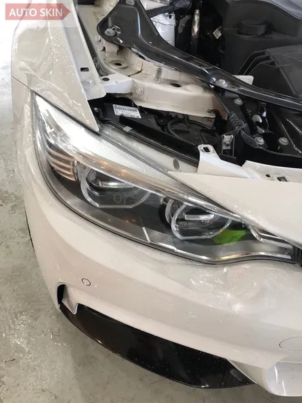 광주랩핑 bmw428i컨버터블 범퍼하단 포인트랩핑 및 키드니그릴m삼선,라이트ppf [광주카스킨,광주bmw428i랩핑,아우토스킨] / 광주 광산구 도천동