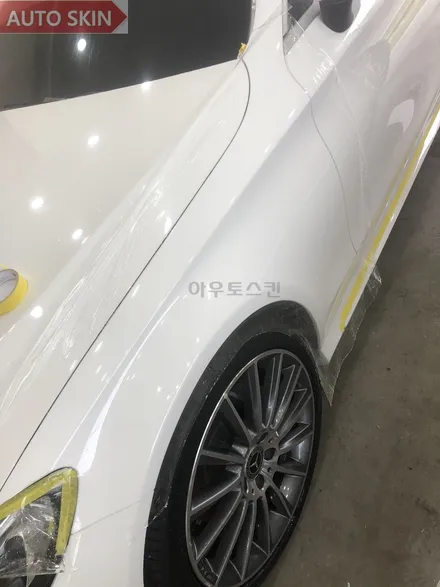 광주ppf 벤츠c220d 카브리올레 나노커버 ppf프론트패키지 시공 [광주랩핑,광주벤츠c220dppf,광주카스킨,아우토스킨] / 광주 광산구 도천동