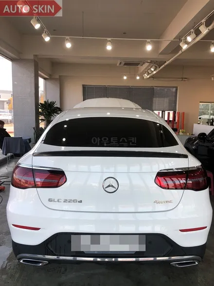 광주랩핑 벤츠glc220d 루프스킨 및 라이트필름 시공 [광주루프스킨,glcppf,광주glcppf,광주카스킨,아우토스킨] / 광주 광산구 도천동